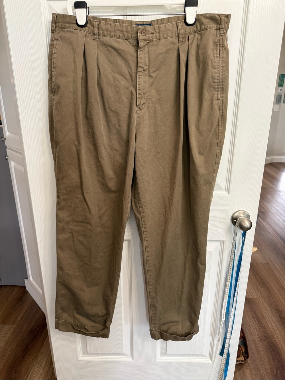 Chaps Ralph Lauren Pleated Khaki Chino Pants Men’s 40x30 Vintage Cotton Dadcore